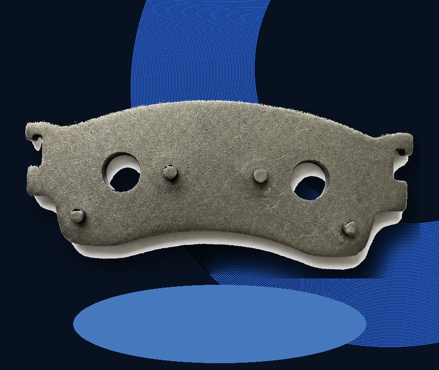 Brake pad backing plate